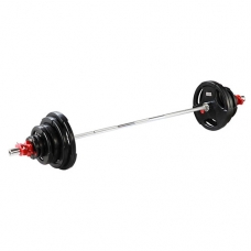 Olympic size Rubberized Barbell Set